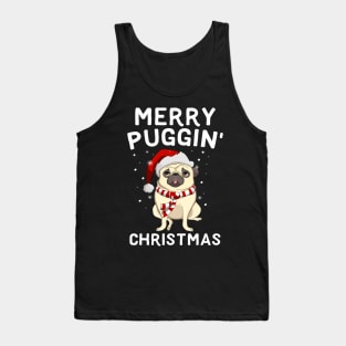 Merry Puggin' Christmas Tank Top